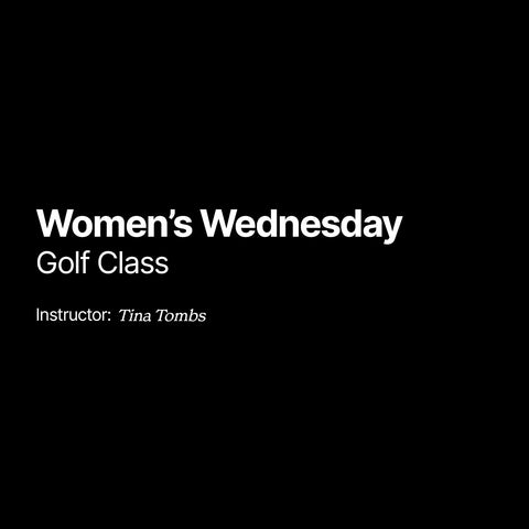 Women's Wednesday Class